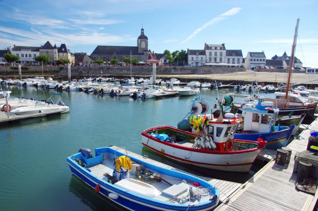 Le petit port de Piriac devenu véritable port de plaisance de plus de 800 places